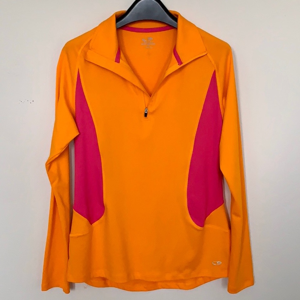 Champion semi-fitted half zip running/workout top